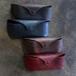 Load image into Gallery viewer, MyMesken Genuine Leather Eyeglasses &amp; Sunglasses Case with Magnetic Snap Closure