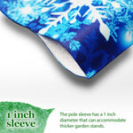 Load image into Gallery viewer, G128 Garden Flag Let It Snow Snowflakes  12x18 Inch  Printed Blockout Polyester  Christmas Decoration