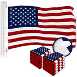 Load image into Gallery viewer, G128 10 Pack: American USA Flag  12x18 Ft  ToughWeave Series Embroidered 600D Polyester  Country Flag, Embroidered Stars, Sewn Stripes, Indoor/Outdoor, Brass Grommets