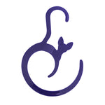 Load image into Gallery viewer, Kotomoda Belt Rack Scarf Ring Hangers NonSlip Ties Haning Hook Closet Organizer Accessory Holders for Ties Scarves Belts and Jewelry and Sphynx Cat Clothes (Violet 1)