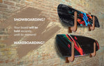 Load image into Gallery viewer, Surfboard Rack Holder Hooks Ash Tree Wood Eco Friendly Display Natural Finish
