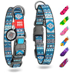 Load image into Gallery viewer, Nylon Dog Collar Adjustable Dog Collar for Large Dogs Small &amp; Medium Dogs Breakaway Puppy Collars for Large Breed Dogs Boy &amp; Girl Dog Collars with Durable Plastic Buckle and QR Dog Tag