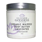 Load image into Gallery viewer, Unscented Organic Whipped Body Butter Vegan 24 hour Hydration All Skin Type 8 oz