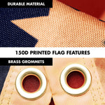 Load image into Gallery viewer, Combo Pack 6 Ft Tangle Free Aluminum Spinning Flagpole White Bennington 76