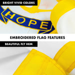 Load image into Gallery viewer, G128  6 Feet Tangle Free Spinning Flagpole (White) Rhode Island Flag Brass Grommets Embroidered 3x5 ft (Flag Included) Aluminum Flag Pole