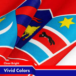 Load image into Gallery viewer, Croatia Croatian Flag 3x5 Ft 5Pack 150D Printed Polyester By G128