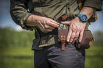 Load image into Gallery viewer, Compass Survival Pouch 100% Nylon Compatible with duty BELT MOLLE PALS Green