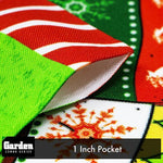 Load image into Gallery viewer, G128 Combo Pack: Garden Flag Stand Black 36x16 Inch &amp; Garden Flag Merry Christmas Mittens 12x18 Inch