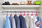 Load image into Gallery viewer, Hangers for Adult Size Clothing Plastic Ideal for Everyday Standard Use Clothes Shirts Blouses TShirts Dresses Jackets