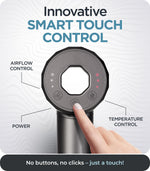 Load image into Gallery viewer, Hair Dryer Gray Intelligent High-Speed Temperature Control Overheat Protection