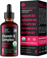 Load image into Gallery viewer, Liquid Vitamin B Complex Supplement for Women and Men Hair Skin Support 2 fl oz