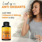 Load image into Gallery viewer, Vitamin C 500mg Orange Flavor Immune Support Supplement 120 Chewable Pills