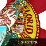 Load image into Gallery viewer, G128 2 Pack: Florida FL State Flag  3x5 Ft  ToughWeave Series Embroidered 210D Polyester  Embroidered Design, Indoor/Outdoor, Vibrant Colors, Brass Grommets