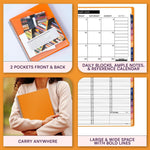 Load image into Gallery viewer, 2025 Appointment Book &amp; Planner 8.5 x 11 inches Large Tabbed Daily Hourly Weekly Planner Calendar &amp; Schedule Book 15 Minute time Slots Business &amp; Personal Planner Jan 2025 Dec 2025 Yellow
