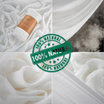 Load image into Gallery viewer, White Muslin Baby Swaddle Blanket 100% Organic Cotton Perfect for Swaddling