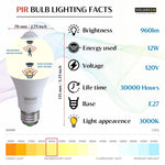 Load image into Gallery viewer, Motion Sensor Light Bulbs with Dusk to Dawn Sensor Indoor Motion Detector Bulb