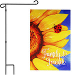 Load image into Gallery viewer, Combo Pack Garden Flag Stand Black 36x 6 in and Garden Flag 12x18 in Sunflower
