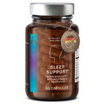Load image into Gallery viewer, Natural Sleep Support with Melatonin 1 mg L Tryptophan Passionflower Valerian
