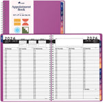 Load image into Gallery viewer, 2026 Appointment Book Planner 8.5 x 11 inch Large Magenta Tabbed Daily Hourly Weekly Planner Schedule Book 15 Minute time Slots Business &amp; Personal Planner Jan 2026 Dec 2026