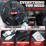 Load image into Gallery viewer, Music Boxing Machine for Adults Durable Wall Mounted Bluetooth Music Punching Machine with 9 Modes Shock Absorbing Pads LED Screen &amp; Included Gloves Boxing Equipment for Training at Home