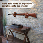 Load image into Gallery viewer, Gun Rack Wall Mount Hold Up Displays Horizontal Gun Store and Shotgun Bow Hooks