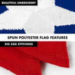 Load image into Gallery viewer, G128 Combo Pack: 5 Ft Tangle Free Aluminum Spinning Flagpole (Silver) &amp; Ohio OH State Flag 2x3 Ft, StormFlyer Series Embroidered 220GSM Spun Polyester  Pole with Flag Included