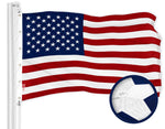 Load image into Gallery viewer, G128 American USA Flag  15x25 Ft  ToughWeave Series Embroidered 600D Polyester  Country Flag, Embroidered Stars, Sewn Stripes, Indoor/Outdoor, Vibrant Colors, Brass Grommets