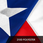 Load image into Gallery viewer, Texas TX State Flag 2x3FT 10Pack Embroidered Polyester By G128