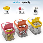 Load image into Gallery viewer, Extra Large Weekly Pill Organizer XL Daily Pill Box 7 Day Am Pm Jumbo Pill Case