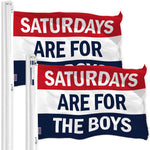 Load image into Gallery viewer, Boys Saturday Fun Flag 3x5 Ft 2Pack Printed 150D Polyester