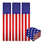 Load image into Gallery viewer, G128 3Pack: American USA Pull Down Bunting Flag  1.67x8 Ft  Embroidered Polyester