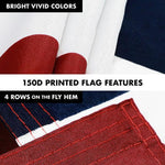 Load image into Gallery viewer, Combo Pack 6 Ft Tangle Free Spinning Flagpole White Thailand Thai Flag 3x5 ft