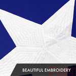 Load image into Gallery viewer, G128 3 Pack: Texas TX State Flag  10x15 Ft  ToughWeave Series Embroidered 300D Polyester  Embroidered Design, Indoor/Outdoor, Brass Grommets