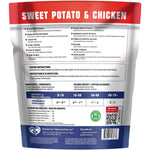 Load image into Gallery viewer, Chicken Jerky Dog Treats Human Grade Grain Free Organic Meat All Natural High Protein Dried Strips Best Chews for Training Small &amp; Large Dogs Bulk Soft Pack Made for USA 24 Oz. (Sweet Potato)
