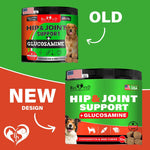 Load image into Gallery viewer, Dog Hip and Joint Supplement &amp; Arthritis Pain Relief Treats Glucosamine Chondroitin MSM Soft Chews for Senior Dogs Natural Medicine &amp; Support Mobility Turmeric Vitamins for Dysplasia USA