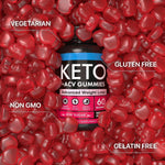 Load image into Gallery viewer, Keto Apple Cider Vinegar Gummies 1000mg Well Digested ACV Keto Gummies 60 pcs