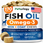 Load image into Gallery viewer, Omega 3 Fish Oil for Dogs 170 Chews Dogs Itchy Skin Allergy Relief Skin Coat