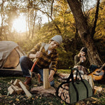 Load image into Gallery viewer, Wood Stove Accessories Firewood Carrier Wood Carrier for Firewood Holder BBQ Accessories   Log Tote Bag Fire Wood Log Carrier for Firewood Carriers with Handles   Waxed Canvas Firewood Log Carrier