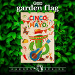 Load image into Gallery viewer, G128 Garden Flag Cinco De Mayo Cactus Double Sided 12x18 Blockout Fabric  Outdoor Seasonal Holiday Home Yard Decor