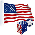 Load image into Gallery viewer, G128 5 PACK: USA American Flag 8x12FT Embroidered Spun Polyester
