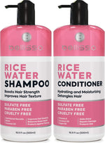 Load image into Gallery viewer, Rice Water Shampoo and Conditioner Set   Sulfate Free for Thin and Fine Hair