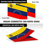 Load image into Gallery viewer, G128 Combo Pack: 6 Ft Tangle Free Aluminum Spinning Flagpole (Black) &amp; Venezuela Venezuelan Flag 3x5 Ft, Double ToughWeave Series Double Sided Embroidered 210D Polyester  Pole with Flag Included