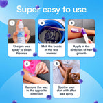 Load image into Gallery viewer, Waxing Kit for Women Men Hard Wax Kit for Hair Removal Wax Warmer All in One