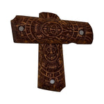 Load image into Gallery viewer, Aztec Calendar Design 1911 Wooden Pistol Grips Ambi Safety Cut for 1911 Full