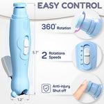 Load image into Gallery viewer, Baby Nail Trimmer Blue Electric USB Rechargeable Nail Clippers with Led Light