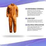 Load image into Gallery viewer, Medical Disposable Coveralls for Men and Women 2X Large Size Orange Suits 1 Pack