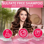 Load image into Gallery viewer, Rice Water Shampoo and Conditioner Set   Sulfate Free for Thin and Fine Hair