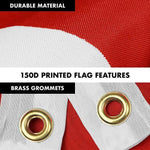 Load image into Gallery viewer, Combo Pack: 6 Feet Tangle Free Spinning Flagpole (Black) Switzerland Swiss Flag 3x5 ft Printed 150D Brass Grommets (Flag Included) Aluminum Flag Pole
