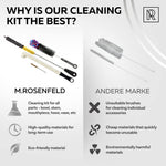 Load image into Gallery viewer, Premium Cleaning Set with 4 Brushes &amp; 500 Stainless Steel Cleaning Beads