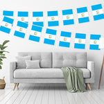 Load image into Gallery viewer, Guatemala Bunting Banner Flag 8.2 x 5.5 Inch Full String 33 Ft Printed 150D